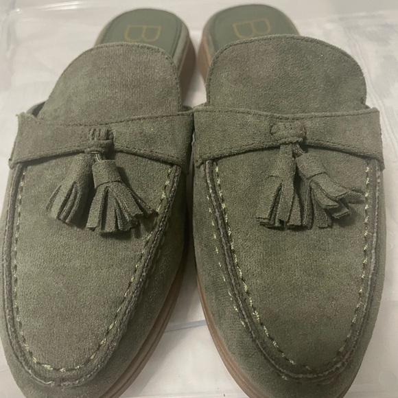Matisse Shoes - Beach by Matisse slip on loafers. Pretty mossy green color. New without tags.
